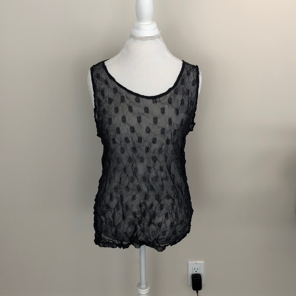 Lauren Vidal sheer tank